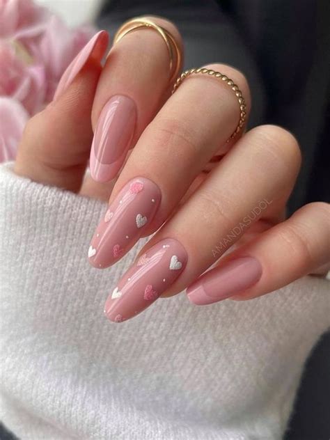 40 Heart Nail Designs That Are So Chic For Year Around Looking For Chic Heart Nail Designs In