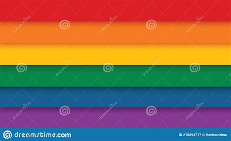 Rainbow Flag Movement Lgbt Flat Icon Symbol Of Sexual Minorities