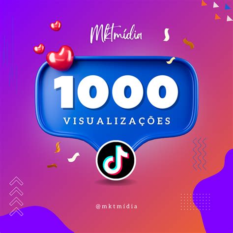 1000 Visualizações Tiktok Agmktmidia