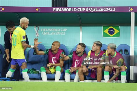 Neymar Jr Of Brazil During The Fifa World Cup Qatar 2022 Round Of 16