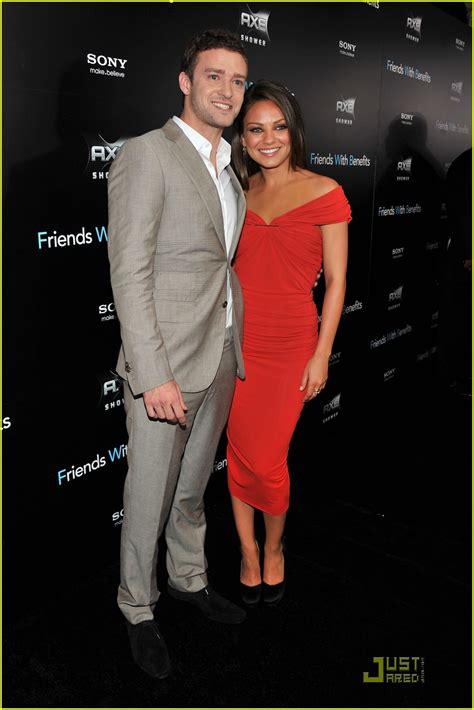 Mila Kunis Justin Timberlake Friends With Benefits Premiere