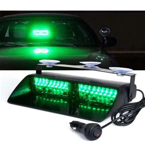 Green 16 LED High Intensity LED Law Enforcement Emergency Hazard ...