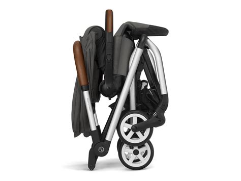 Cybex Poussette Eezy S Twist Ch Ssis Silver Si Ge Rotatif Soho Grey