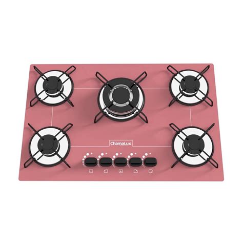 Fogão Cooktop Ultra Chama 5 Bocas Rosa Chamalux em Promoção Ofertas