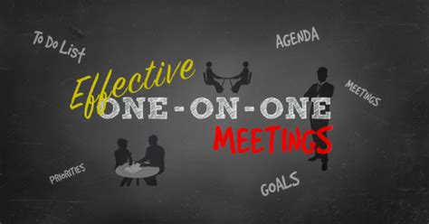 Effective One On One Meetings A Tool To Improve Employee Effectiveness