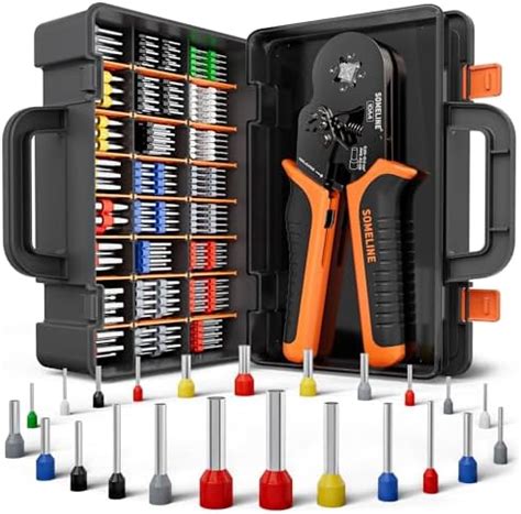 Hexagonal Ferrule Crimping Tool Kit Preciva Awg Self Adjustable