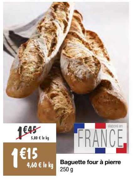 Promo Baguette Four à Pierre chez Migros France iCatalogue fr