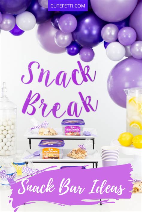 Delish Snack Break Ideas | Cutefetti