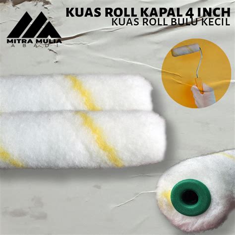 Jual Isi Kuas Roll Kapal Bulu Kecil Inch L Reffil Kuas Roll Cat