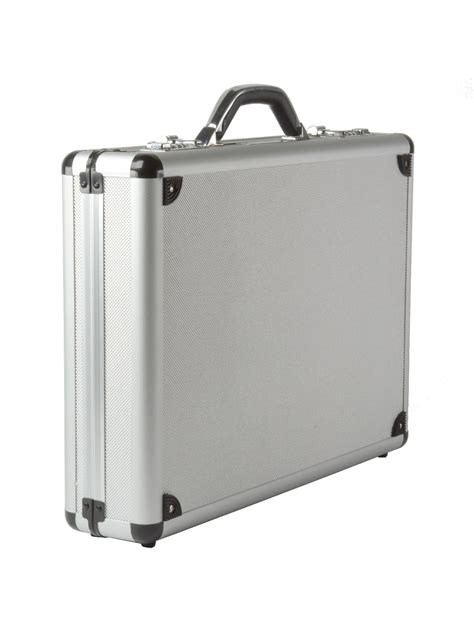 Alpine Swiss Alpine Swiss Aluminum Attaché Case Padded Laptop