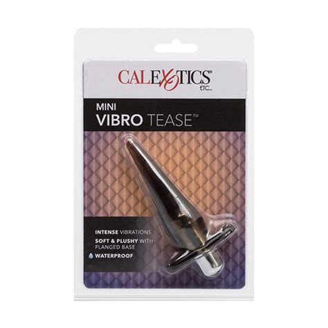 Plug Anal con Vibración Mini Vibro Tease Negro Tu Secreto Sex Shop