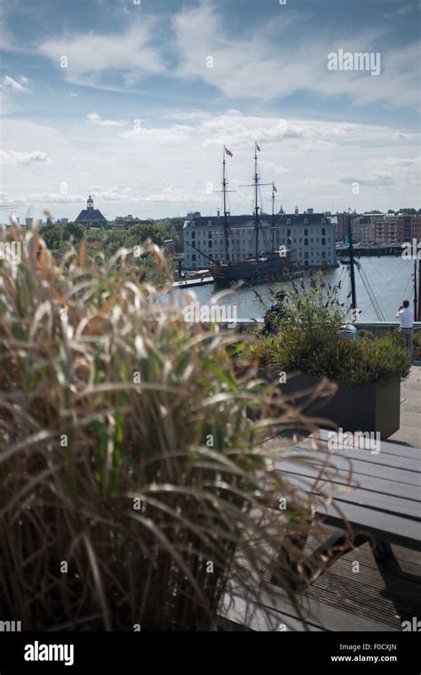 Roof terrace of the Nemo science museum in Amsterdam Stock Photo - Alamy