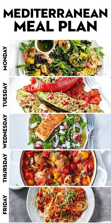 Mediterranean Diet 7 Day Meal Plan Recipe Mediterranean Diet