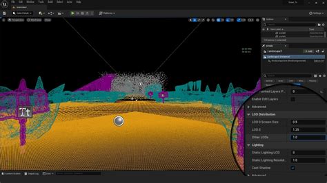 Landscape Lod System In Ue Youtube