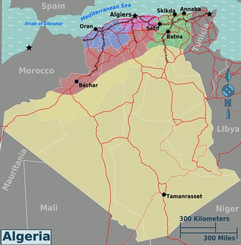 Bản đồ Nước Algérie Algeria Map Năm 2023 Lịch Sử And Vị Trí địa Lý