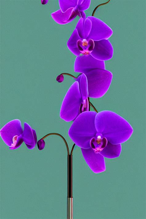 KREA AI A Purple And Blue Orchid Jonathan Zawada