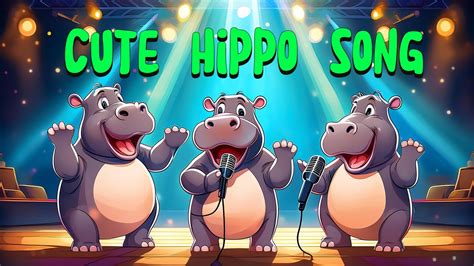 Cute Hippo Song Kids Song Animal Song Babygoodsleepstory