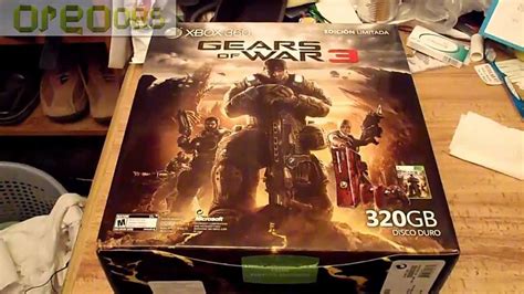 Gears Of War 3 Xbox 360 Bundle Pack Unboxing Hd Esp Youtube