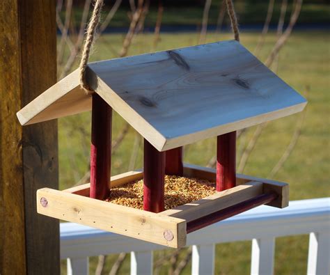 Simple Bird Feeder | Diy bird feeder, Bird feeders, Wooden bird feeders