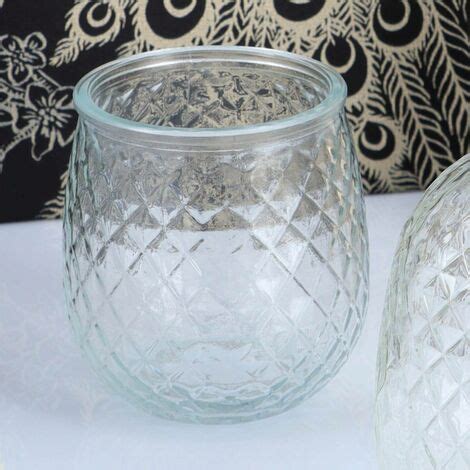 Becher Aus Abgerundetem Glas Transparent Tendance