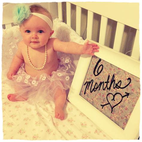 6 Months Baby Girl Photoshoot Ideas - Baby Viewer