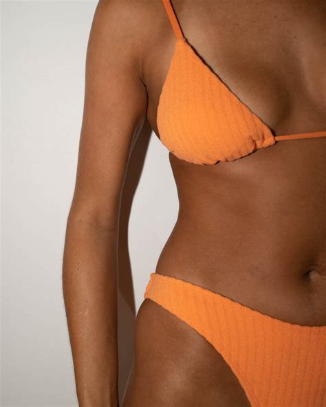 Rusty Lucky Midi Bikini Pant Orange SurfStitch