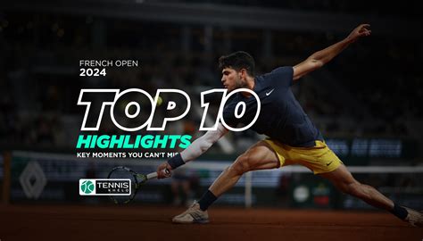 Top 10 Highlights of the French Open 2024