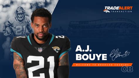 Broncos acquire A.J. Bouye in trade with Jaguars