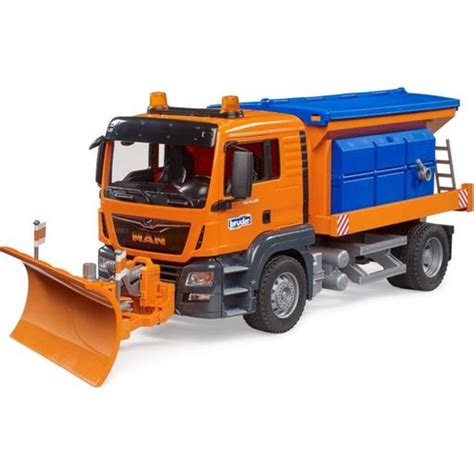 Bruder Camion Spargisale MAN TGS Con Pala Spazzaneve Playpolis Shop