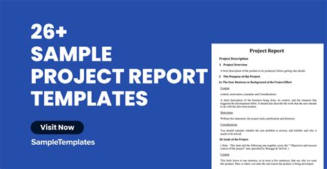 Free Project Report Templates In Ms Words Apple Pages