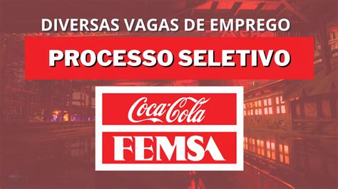 Coca Cola Abre Inscri Es Para Novo Processo Seletivo Vagas De