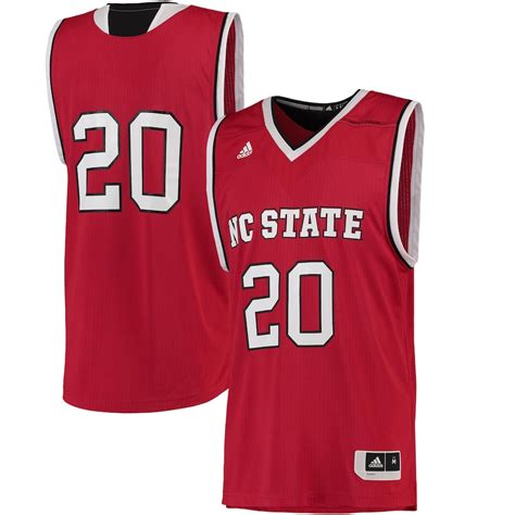 NC State Wolfpack adidas Replica Basketball Jersey - Red