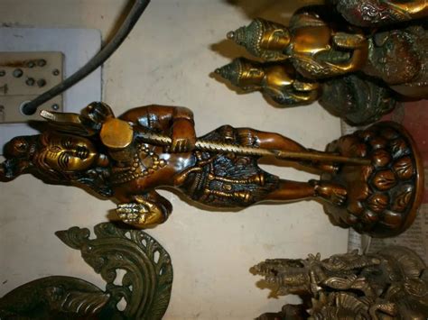 Golden Gold Plated Brass Shiva Statue At Rs Kilogram S In New