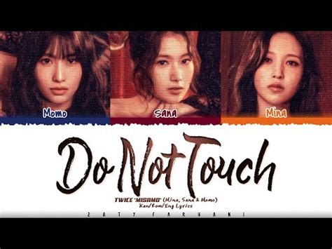 MISAMO Do Not Touch Lyrics Color Coded Kan Rom Eng YouTube