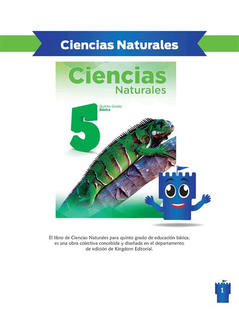 Guia Ciencias Naturales Quinto Grado Material Educativo Primaria