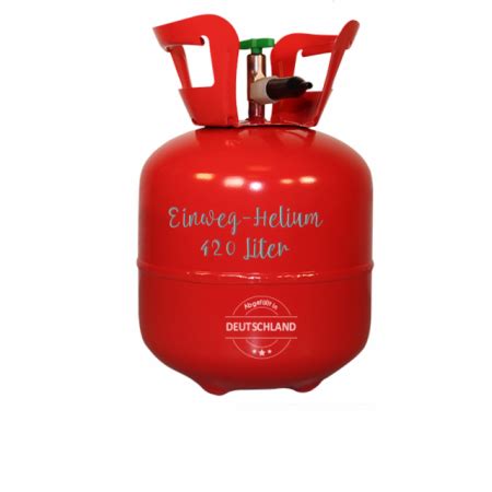 Einweg Helium Flasche F R Bis Zu Ballons L Sst Ballons Schweben