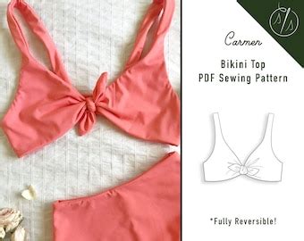 Reversible Bikini Bottoms Sewing Pattern Pdf Women S Etsy