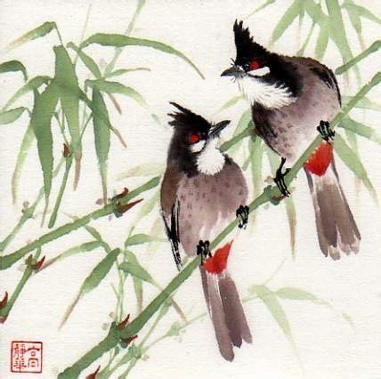 Jinghua Gao Dalia Brush Magic Chinese Art Painting Bamboo Art