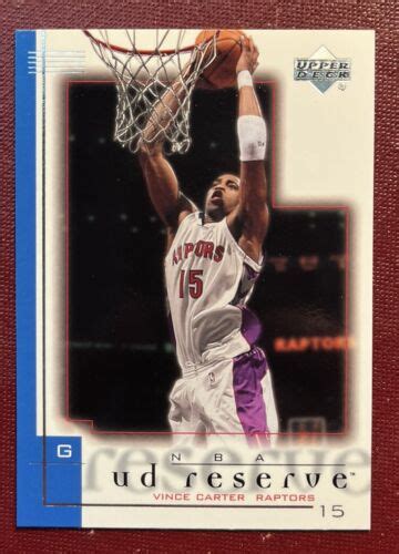 Vince Carter Upper Deck Reserve Card Mint Ebay