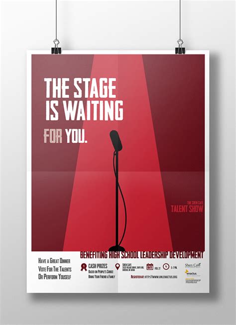 Talent Show Poster on Behance