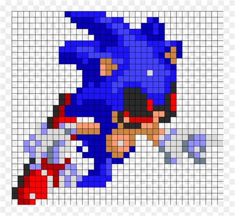 Sonic.exe Pixel Art Minecraft