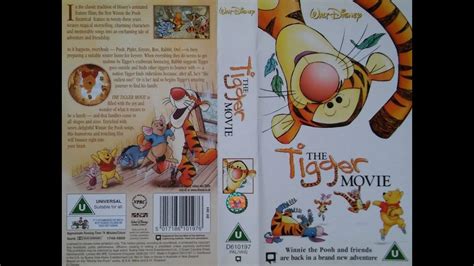 Disney S The Tigger Movie Vhs Tape Very Clean Original Clamshell Hard