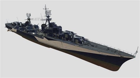 French destroyer Desaix - Download Free 3D model by 全斗焕 (@lxyun_2 ...