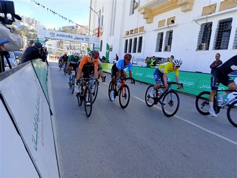 TOUR DALGERIE CYCLISTE 2023 7e étape Vainqueur au sprint final l