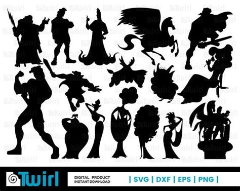 Disney Hercules Silhouette