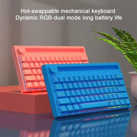 Ajazz Ajazz K T Wireless Mechanical Keyboard Dual Mode Hot Swappable