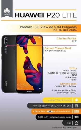 Celular Huawei P Lite Reconocimiento Facial Huella Y Mas Mercado Libre