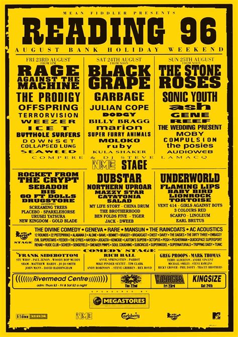 Rockstar Energy Presents Reading Festival Reading 1996