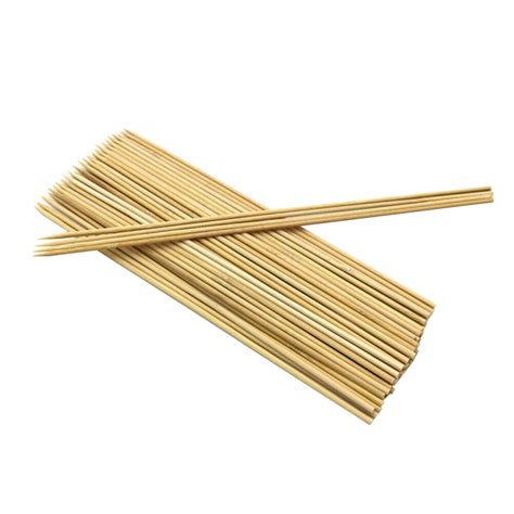 Packs Pcs Disposable Bamboo Sticks Bbq Disposable Appetizer