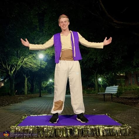 Aladdin with Magic Carpet Costume | No-Sew DIY Costumes